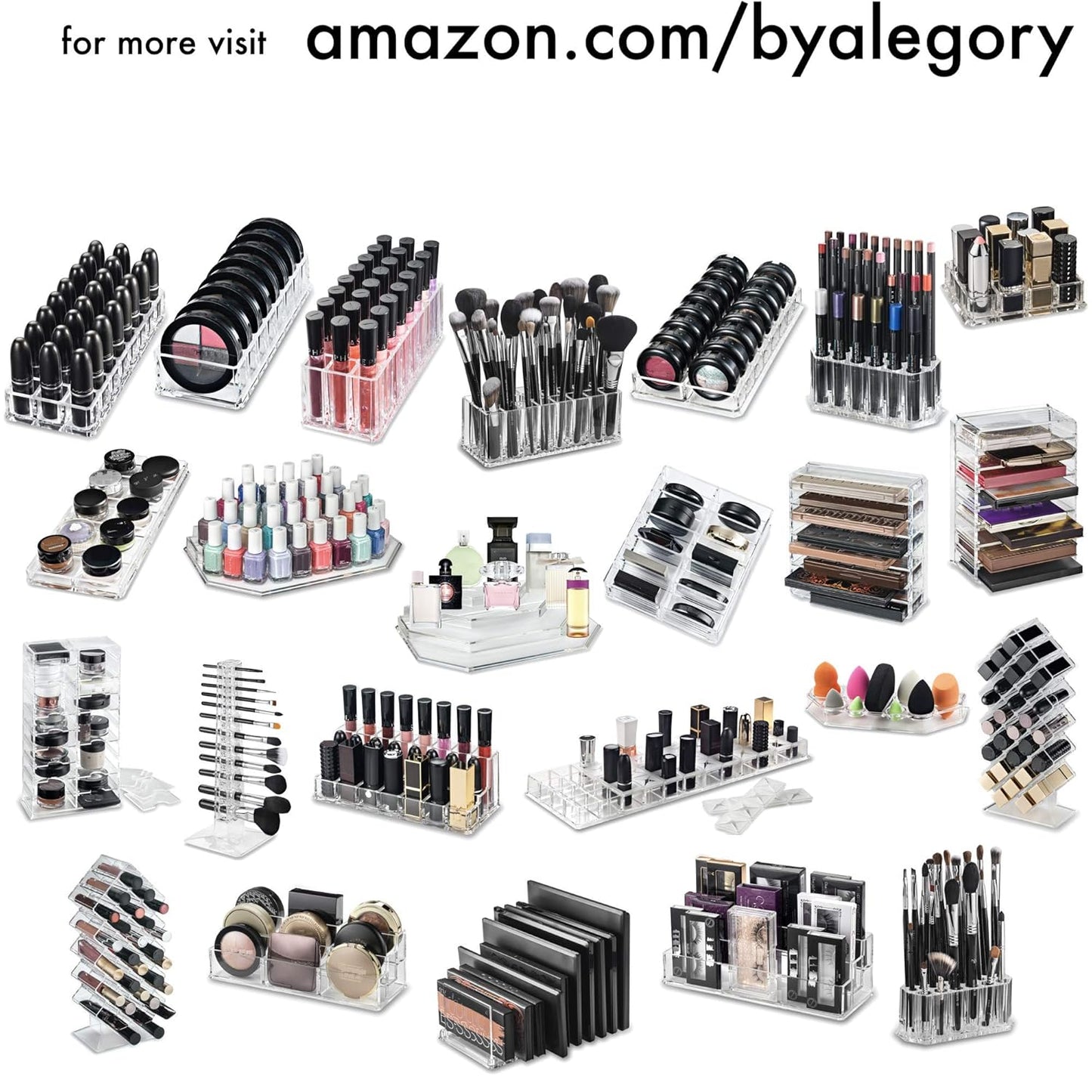 Byalegory Clear Lipstick Caps Compatible with NYX - MATTE Lipstick - Replaces Original Cap to See Your Favorite Lipstick Color Easily (12 Caps)