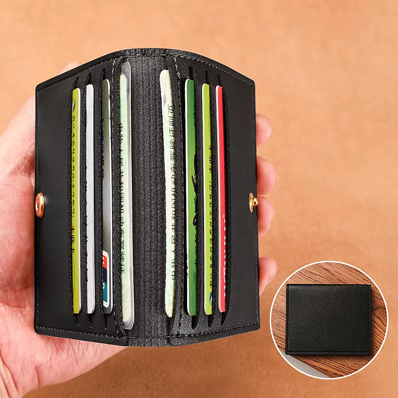 1Pc Card Bag Slim and Compact Bank ID Card Case Driver'S License Wallet Simple and anti Demagnetization Card Holder