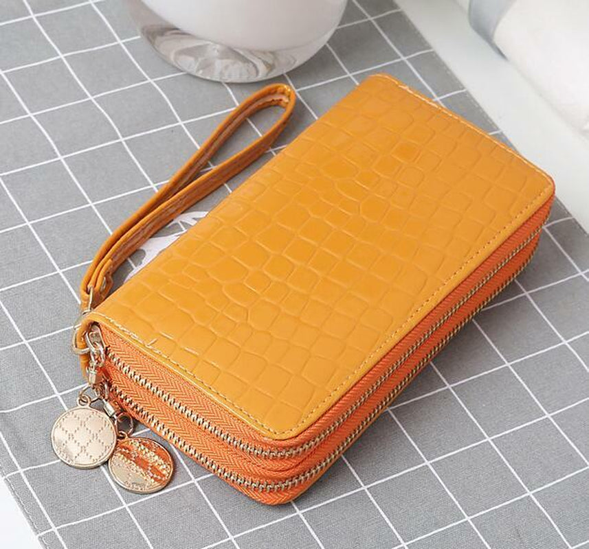 Womens Long Wallet Leather Clutch Card Holder Phone Wristlet Purse Handbag Gifts