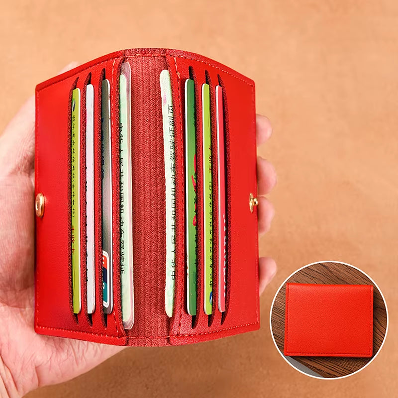 1Pc Card Bag Slim and Compact Bank ID Card Case Driver'S License Wallet Simple and anti Demagnetization Card Holder