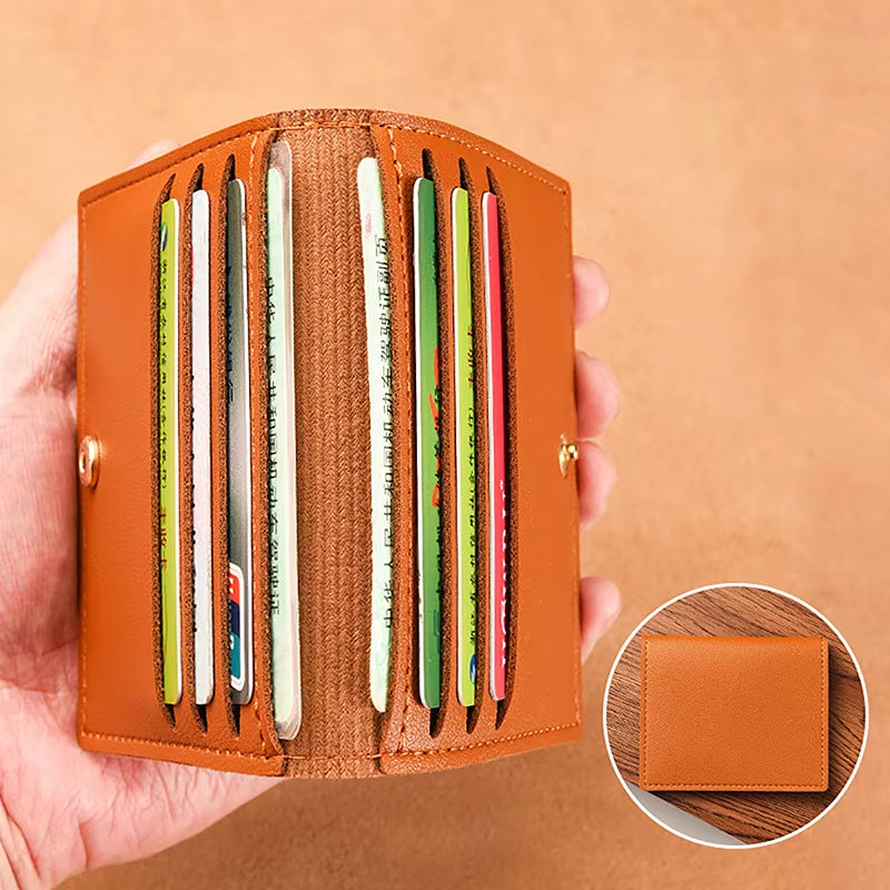 1Pc Card Bag Slim and Compact Bank ID Card Case Driver'S License Wallet Simple and anti Demagnetization Card Holder