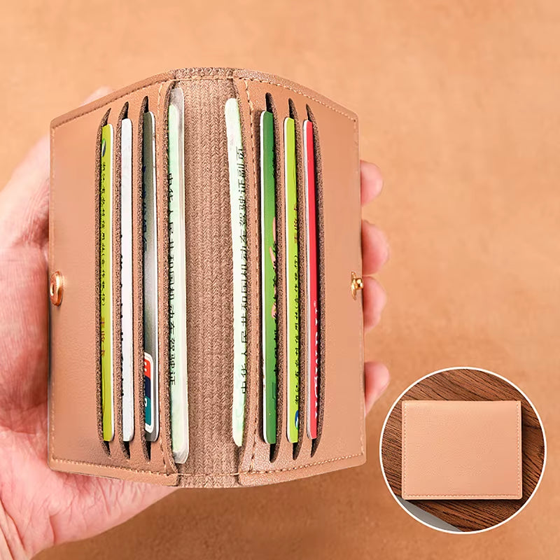 1Pc Card Bag Slim and Compact Bank ID Card Case Driver'S License Wallet Simple and anti Demagnetization Card Holder