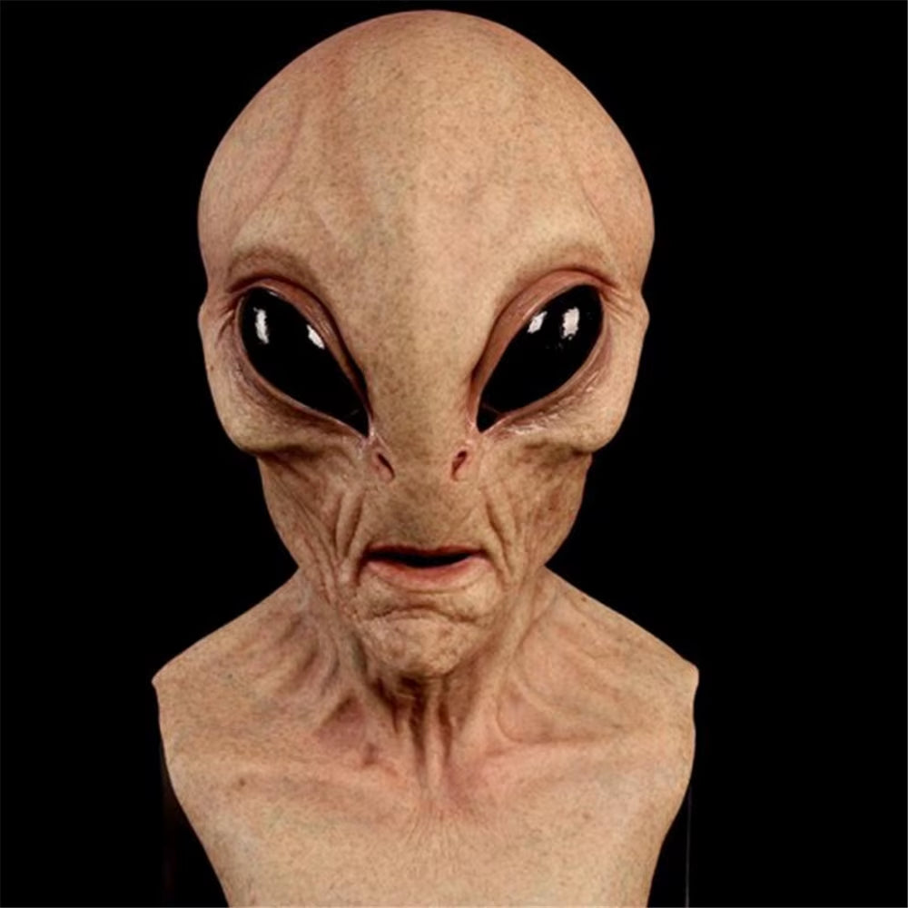 Halloween Alien Mask Scary Horrible Big Eyes Horror Alien Mask Full Head Latex Mask Mask Monster Mask Mondkapjes