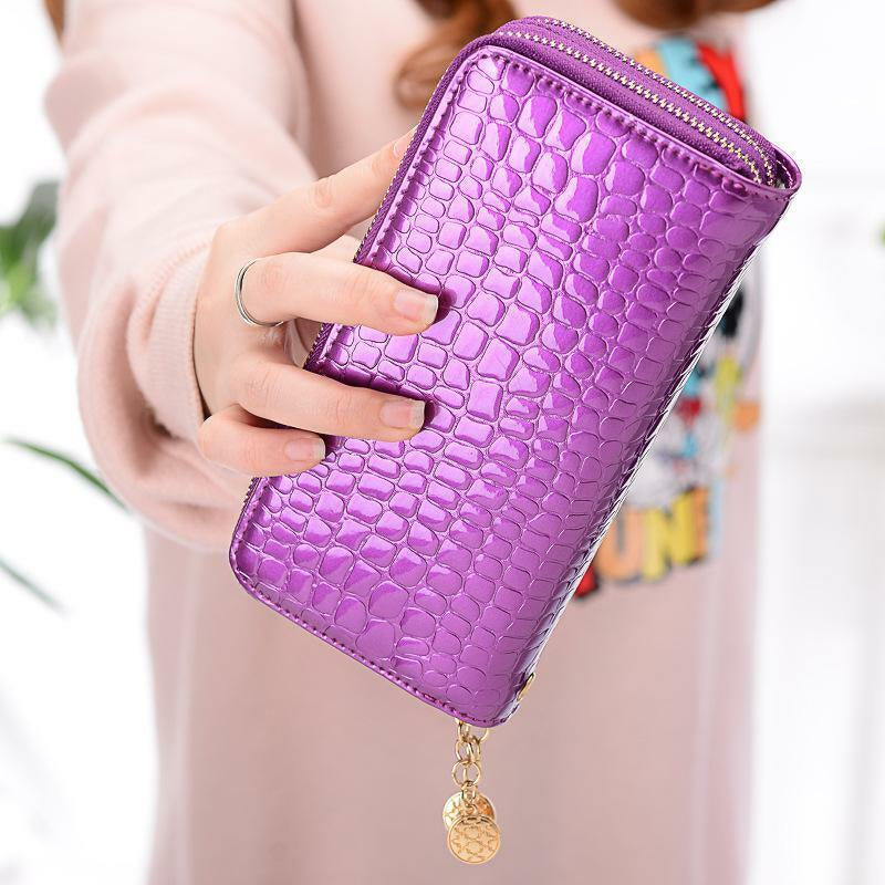 Womens Long Wallet Leather Clutch Card Holder Phone Wristlet Purse Handbag Gifts