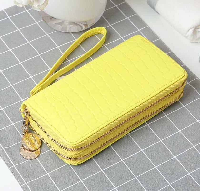 Womens Long Wallet Leather Clutch Card Holder Phone Wristlet Purse Handbag Gifts